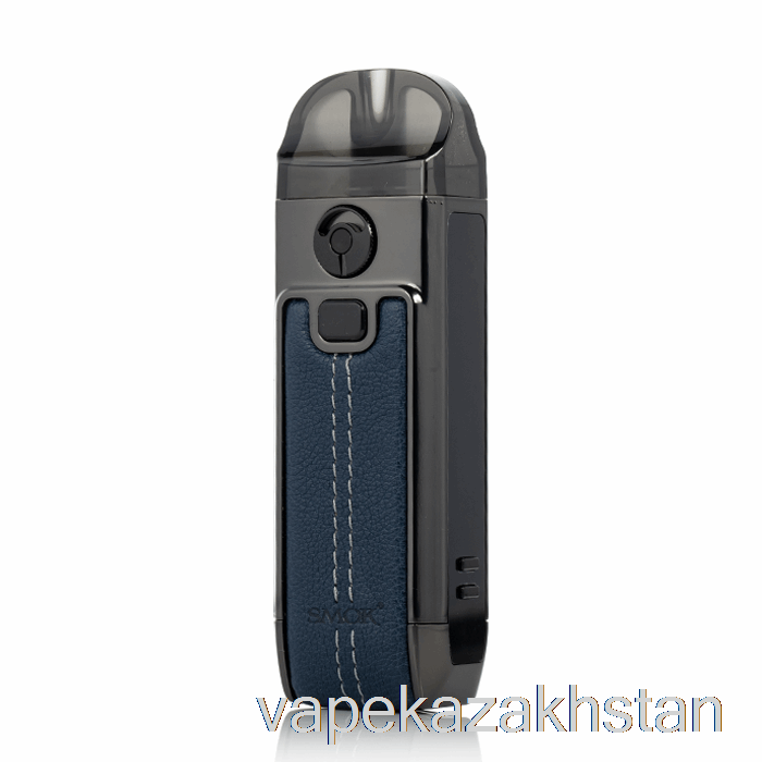 Vape Kazakhstan SMOK nord 4 80W Pod Kit Blue Leather